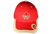 CANADA SOCCER NATIONAL TEAM LOGO RED WHITE HAT CAP