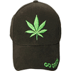MARIJUANA LEAF   GO GREEN HAT CAP 
