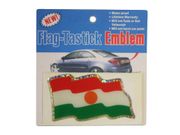 NIGER COUNTRY FLAG WAVY BUMPER DECAL STICKER EMBLEM ...