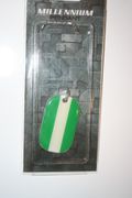 NIGERIA COUNTRY FLAG METAL DOG TAG NECKLACE PENDANT .. NEW