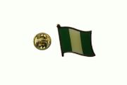 NIGERIA COUNTRY FLAG SMALL METAL LAPEL PIN BADGE .. NEW