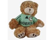 NIGERIA FIFA WORLD CUP SOCCER FOOTBALL SOFT PLUSH JERSEY TEDDY BEAR .. NEW