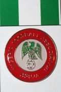 NIGERIA FOOTBALL ASSOCIATION FIFA WORLD CUP LOGO PIN .. SOCCER .. NEW