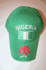 NIGERIA GREEN COUNTRY FLAG HAT BASEBALL CAP .. FIFA WORLD CUP SOCCER FOOTBALL .. NEW