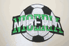 NIGERIA SOCCER BALL FOOTBALL IRON ON PATCH CREST BADGE .. NEW