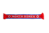 NORTH KOREA COUNTRY FLAG SCARF NORTH KOREA COUNTRY FLAG SCARF