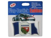 NORTH WEST TERRITORIES COUNTRY FLAG WAVY BUMPER DECAL STICKER EMBLEM ...