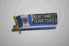 NORTHWEST TERRITORIES PROVINCIAL FLAG WORD IRON-ON PATCH CREST BADGE .. NWT CANADIAN CANADA .. NEW