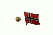 NORWAY COUNTRY FLAG SMALL METAL LAPEL PIN BADGE .. NEW
