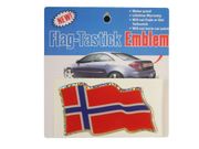 NORWAY COUNTRY FLAG WAVY BUMPER DECAL STICKER EMBLEM ...
