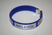 NOVA SCOTIA BLUE PROVINCIAL FLAG FLEXIBLE C BRACELET WRISTBAND .. NEW
