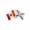 NOVA SCOTIA / CANADA PROVINCIAL FLAG SMALL METAL FREINDSHIP LAPEL PIN BADGE . CANADIAN PROVINCE .. NEW