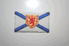 NOVA SCOTIA CANADIAN PROVINCIAL FLAG SMALL IRON ON PATCH CREST BADGE .. NEW
