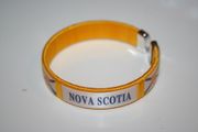 NOVA SCOTIA YELLOW PROVINCIAL FLAG FLEXIBLE C BRACELET WRISTBAND .. NEW