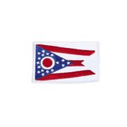 OHIO USA STATE FLAG IRON ON PATCH CREST BADGE 2 1/8 X 3 1/4 INCHES ... NEW