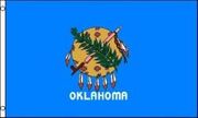 OKLAHOMA USA STATE 3' X 5' FEET NATIONAL FLAG ... LARGE BANNER TAPESTRY.