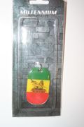 OLD ETHIOPIA COUNTRY FLAG WITH LION DOG TAG NECKLACE PENDANT ... NEW