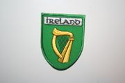 OLD IRELAND FLAG OF LEINSTER IRON-ON PATCH CREST BADGE .. NEW