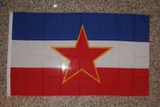 ***SOLD OUT ***OLD YUGOSLAVIA 3' X 5' NATIONAL COUNTRY FLAG BANNER TAPESTRY  .. NEW