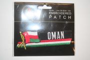 OMAN COUNTRY FLAG WORD IRON ON PATCH CREST BADGE ... NEW