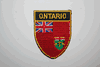 ONTARIO CANADIAN PROVINCIAL FLAG OVAL IRON ON SHIELD PATCH CREST BADGE .. NEW