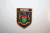 ONTARIO CREST CANADIAN PROVINCE BLACK SHIELD PATCH CREST BADGE .. NEW