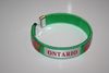 ONTARIO GREEN PROVINCIAL FLAG FLEXIBLE C BRACELET WRISTBAND .. NEW