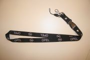 OPEL BLACK LANYARD KEYCHAIN PASSHOLER ... NEW