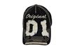 ORIGINAL 01 BLACK Stone - Washed WORN Look Original Vintage HAT CAP ..Size : ONE SIZE