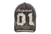 ORIGINAL 01 DARKGREY Stone - Washed WORN Look Original Vintage HAT CAP ..Size : ONE SIZE