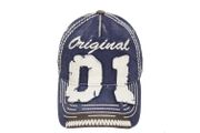 ORIGINAL 01 NAVY Stone - Washed WORN Look Original Vintage HAT CAP ..Size : ONE SIZE