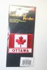 OTTAWA CANADA COUNTRY FLAG IRON ON EMBROIDERED PATCH CREST BADGE .. NEW