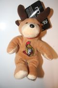 OTTAWA SENATORS NHL HOCKEY BEANIE MOOSE STUFFED ANIMAL .. NEW