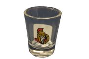 OTTAWA SENATORS NHL HOCKEY LOGO 1.5 OZ SHOTGLASS