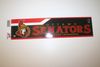 OTTAWA SENATORS NHL HOCKEY LONG BUMPER STICKER DECAL EMBLEM .. NEW