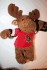 OTTAWA SENATORS NHL HOCKEY RED JERSEY PLUSH MOOSE ANIMAL TOY .. NEW