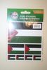 PALESTINE COUNTRY FLAG COLLECTION OF 7 DIFFERENT SIZE STICKERS .. NEW