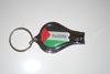 PALESTINE COUNTRY FLAG FINGERNAIL CLIPPERS KEYCHAIN ... NEW