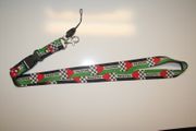 PALESTINE COUNTRY FLAG LANYARD KEYCHAIN PASSHOLDER ... NEW
