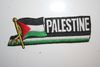 PALESTINE COUNTRY FLAG WORD IRON ON PATCH CREST BADGE . NEW