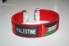 PALESTINE RED SUPER THICK COUNTRY FLAG FLEXIBLE BRACELET .. NEW