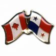 PANAMA / CANADA COUNTRY FLAG SMALL METAL FRIENDSHIP LAPEL PIN BADGE .. NEW