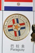 PARAGUAY ASOCIACION PARAGUAYA DE FUTBOL FIFA WORLD CUP LOGO PIN .. SOCCER FOOTBALL .. NEW