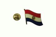PARAGUAY COUNTRY FLAG SMALL METAL LAPEL PIN BADGE .. NEW