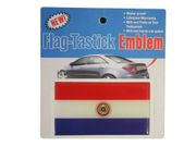 PARAGUAY COUNTRY FLAG WAVY BUMPER DECAL STICKER EMBLEM ...