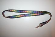 PEACE SYMBOL LOGO HIGH QUALITY LANYARD KEYCHAIN PASSHOLDER .. NEW