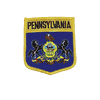 PENNSYLVANIA USA SHIELD FLAG IRON ON PATCH CREST BADGE 3 X 3 1/2 INCHES ... NEW