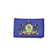 PENNSYLVANIA USA STATE FLAG IRON ON PATCH CREST BADGE 2 1/8 X 3 1/4 INCHES ... NEW