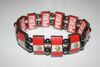 ***SOLD OUT***PERU COUNTRY FLAG FLEXIBLE METAL SPORTS BRACELET ... NEW