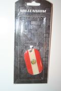 PERU COUNTRY FLAG METAL DOG TAG NECKLACE PENDANT .. NEW